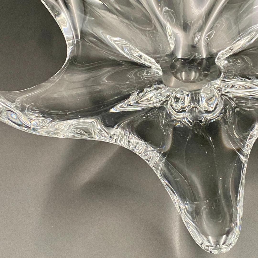 H228 美品 オールド バカラ キャディックス 大型 センターピース