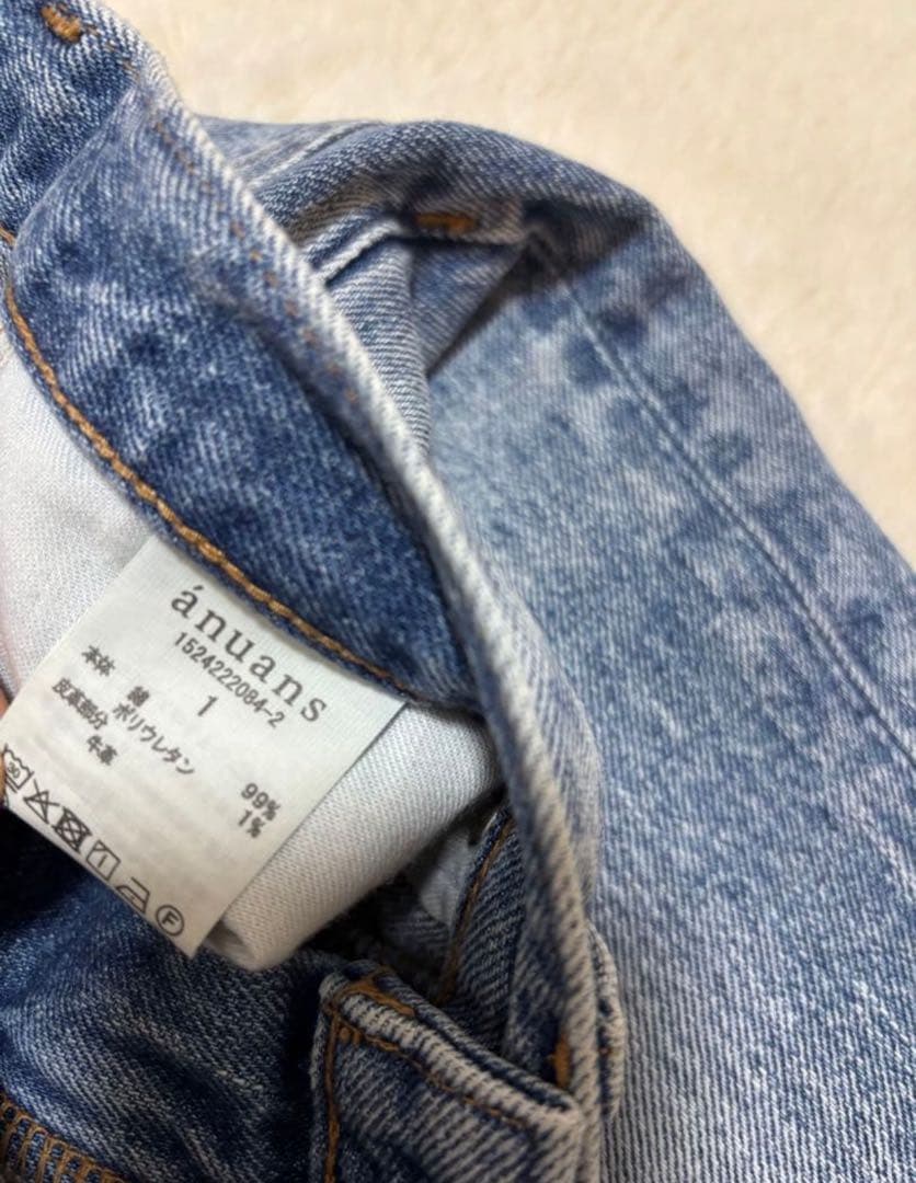 anuans Slim straight denim スリムストレートデニム 1