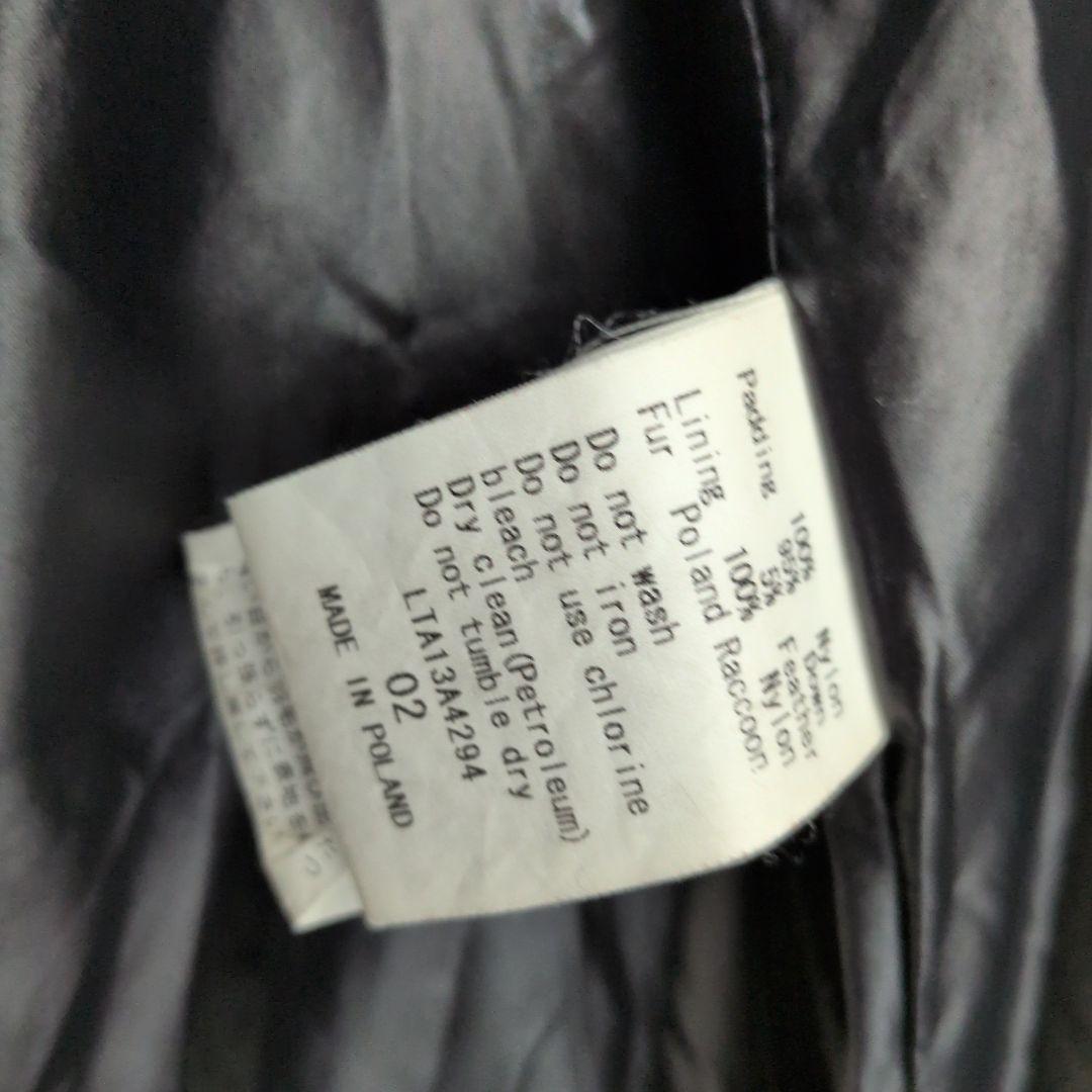 mama　TATRASダウンフード取り外し可　黒