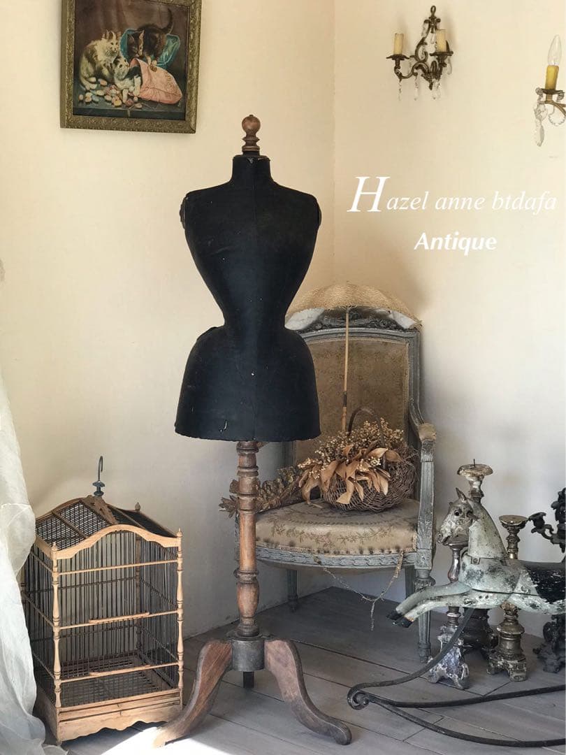 19世紀　ナポレオンⅢ アンティークマネキン　トルソー