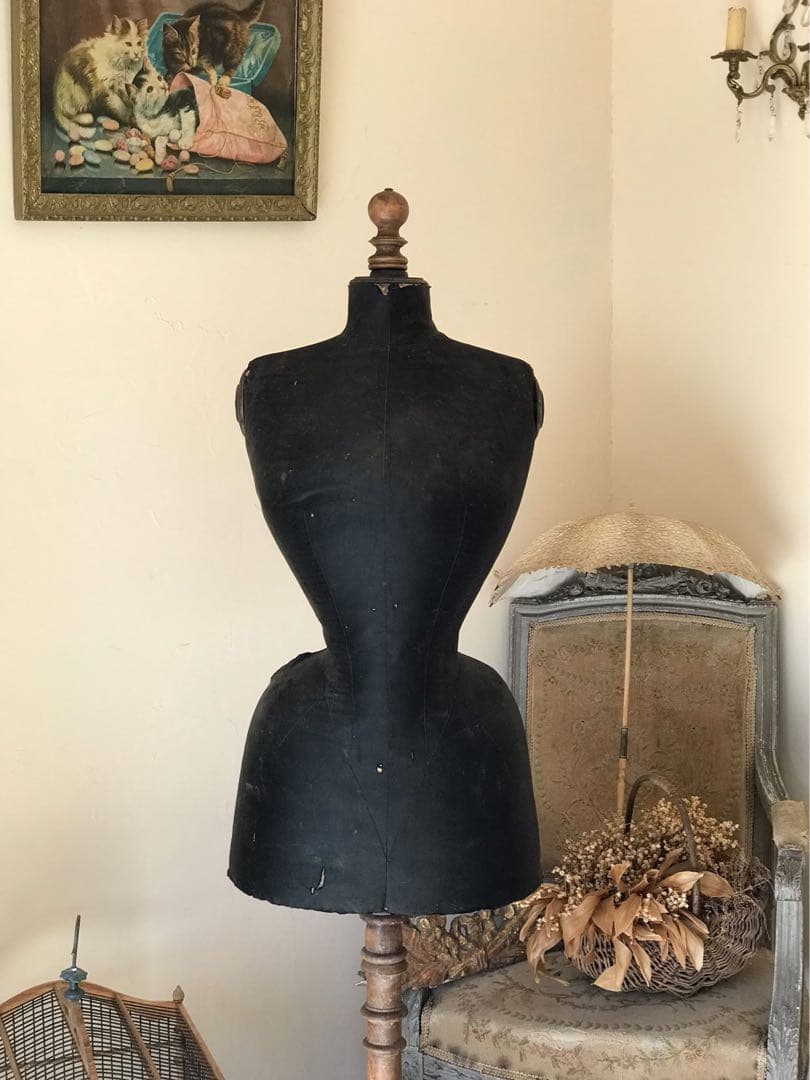 19世紀　ナポレオンⅢ アンティークマネキン　トルソー