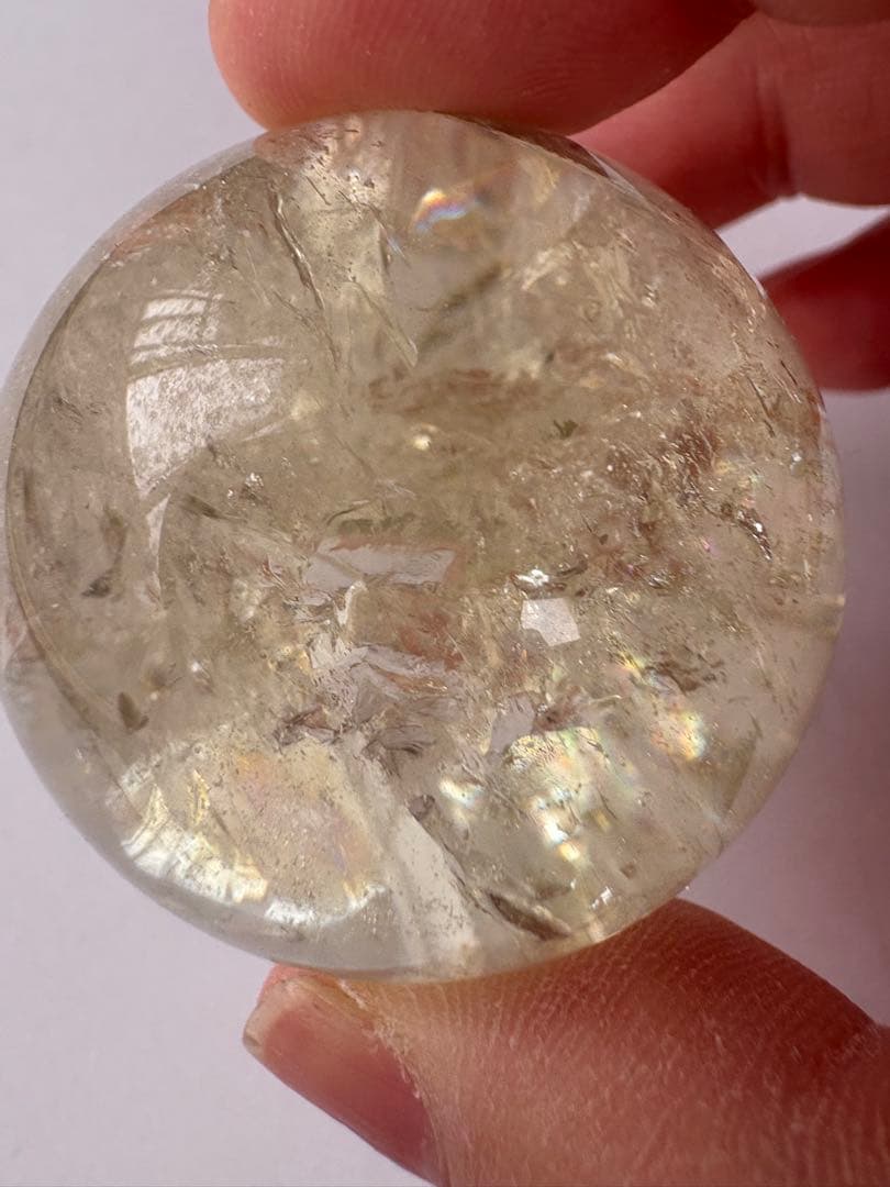 シトリンアゼツライト　スフィア　アゼツライト　約41.5ミリ