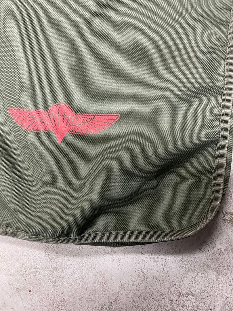 90s 古着　メッセンジャーバック　ショルダーバック　ミリタリー　軍物