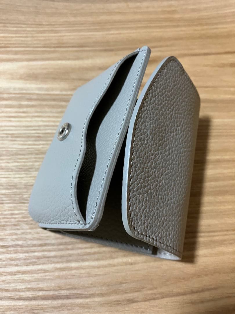 Maison Sbond メゾンエスボンド三つ折り財布　グレー　未使用