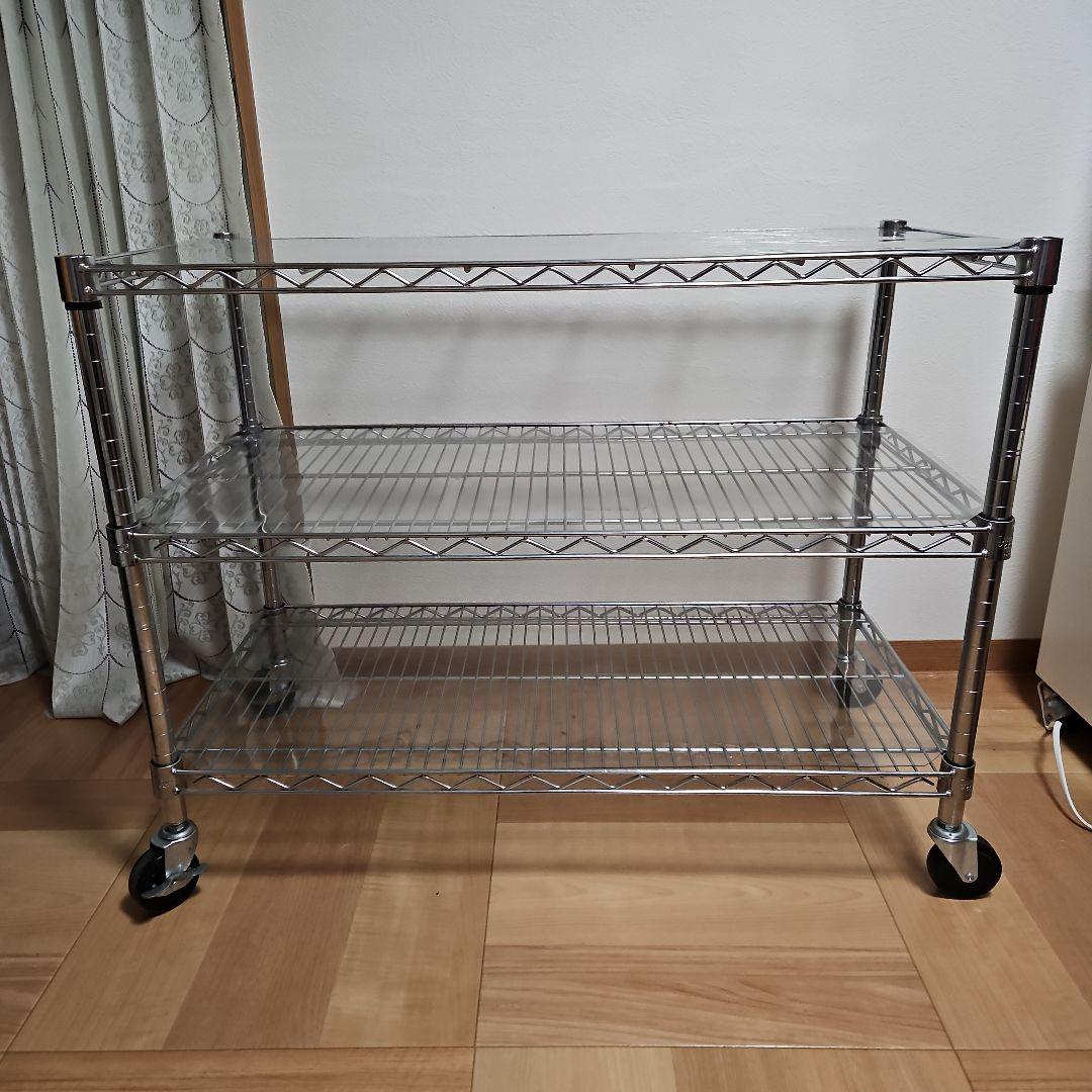 ドウシシャ スチールラック3段
