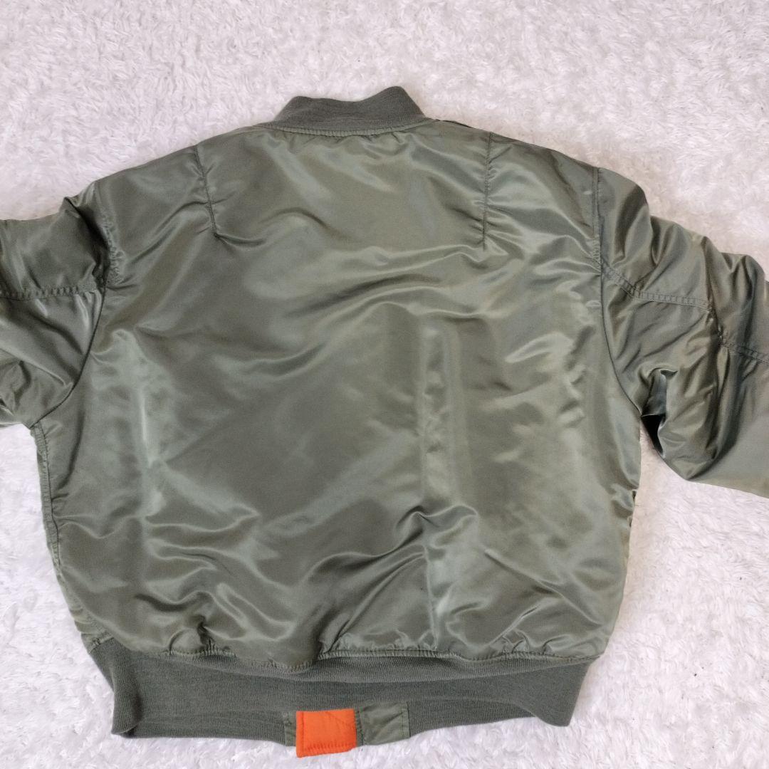 【希少】90s ALPHA USA製 黒タグ MA-1 フライトジャケット 新品