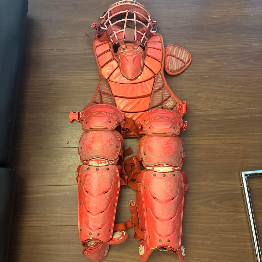 Mizuno キャッチャー防具 少年用 キャッチャーミット付き