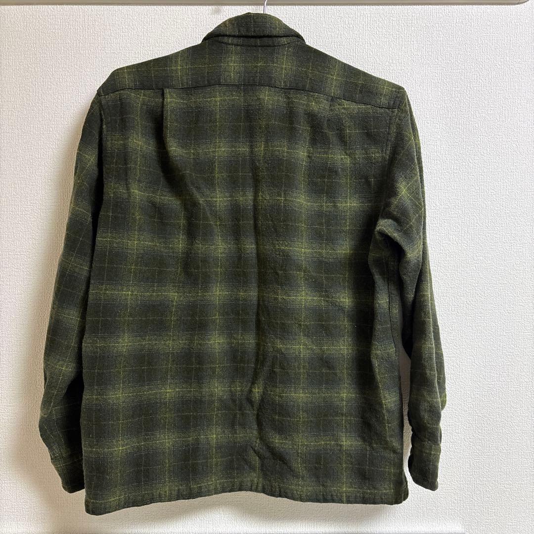 50s Pendleton ペンドルトン ダークグリーン チェック ネルシャツ