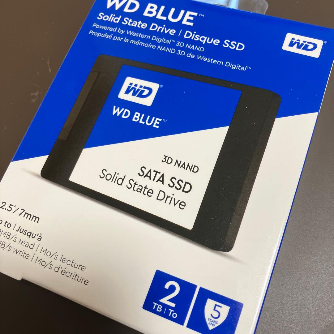 未開封新品 WD BLUE 2TB SSD