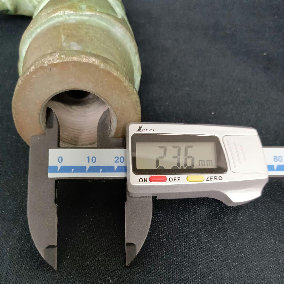 重厚!! ヴィンテージ 純銅 真鍮 真ちゅう 水栓口 蛇口