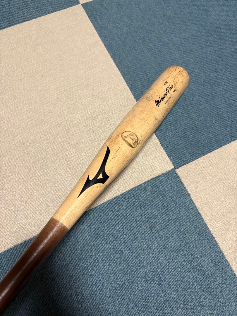 プロ実使用　硬式木製 NPB バット茂木栄五郎選手