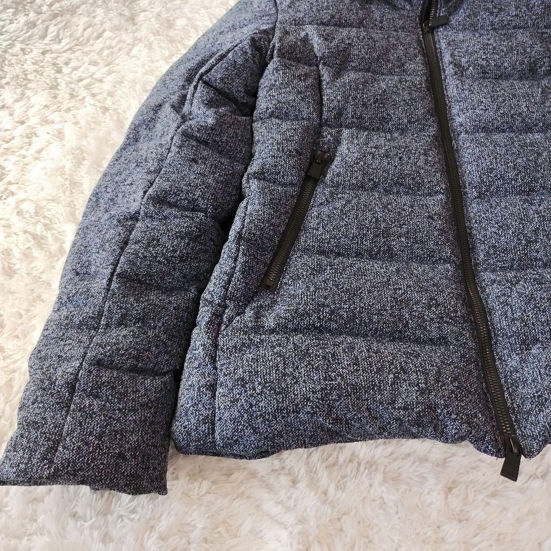 TATRAS CERTOSA ダウン ネイビー 高級 Rライン ファー ツイード