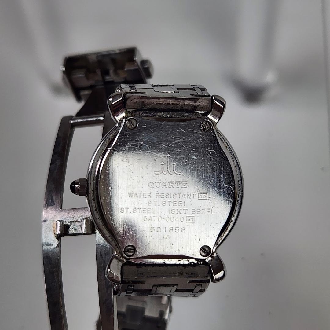 SEIKO クレドール 5A70-0040 K18ベゼル クォーツ腕時計