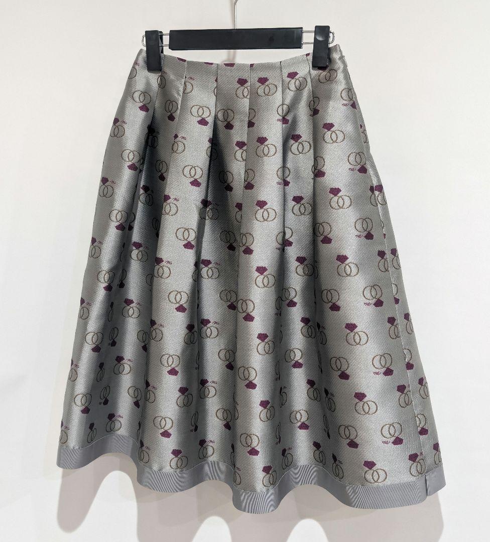 M'S GRACY エムズグレイシー リングモチーフタックフレアースカート