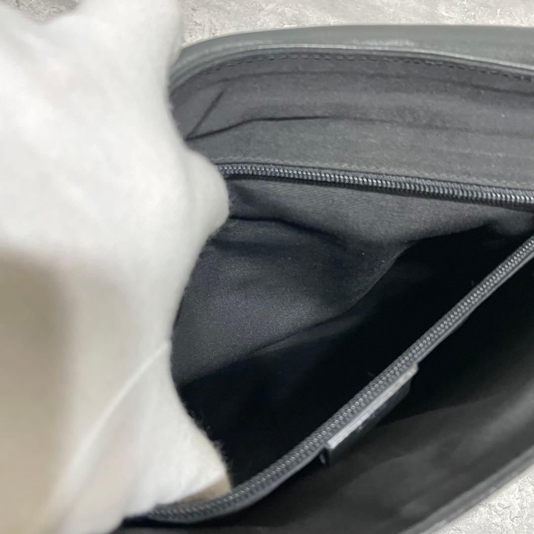 美品 Dior Homme オブリーク トロッター レザー メッセンジャーバッグ