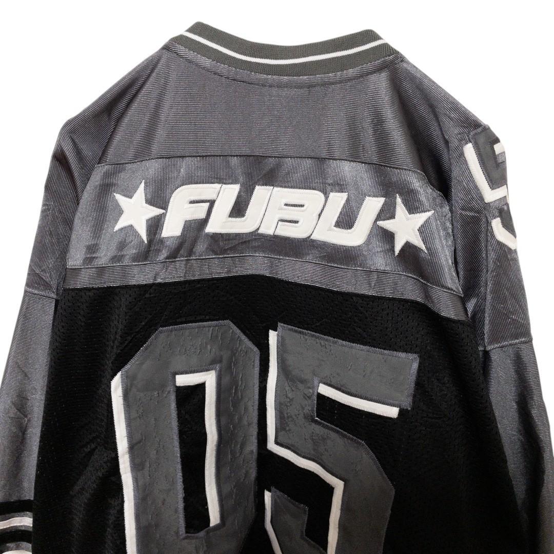 ☆FUBU☆ ヒップホップ ストリート オーバーサイズ ゲームシャツ C4858