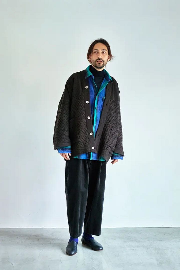 YASHIKI 【22AW】Yukigumo Hanten Cardigan 2