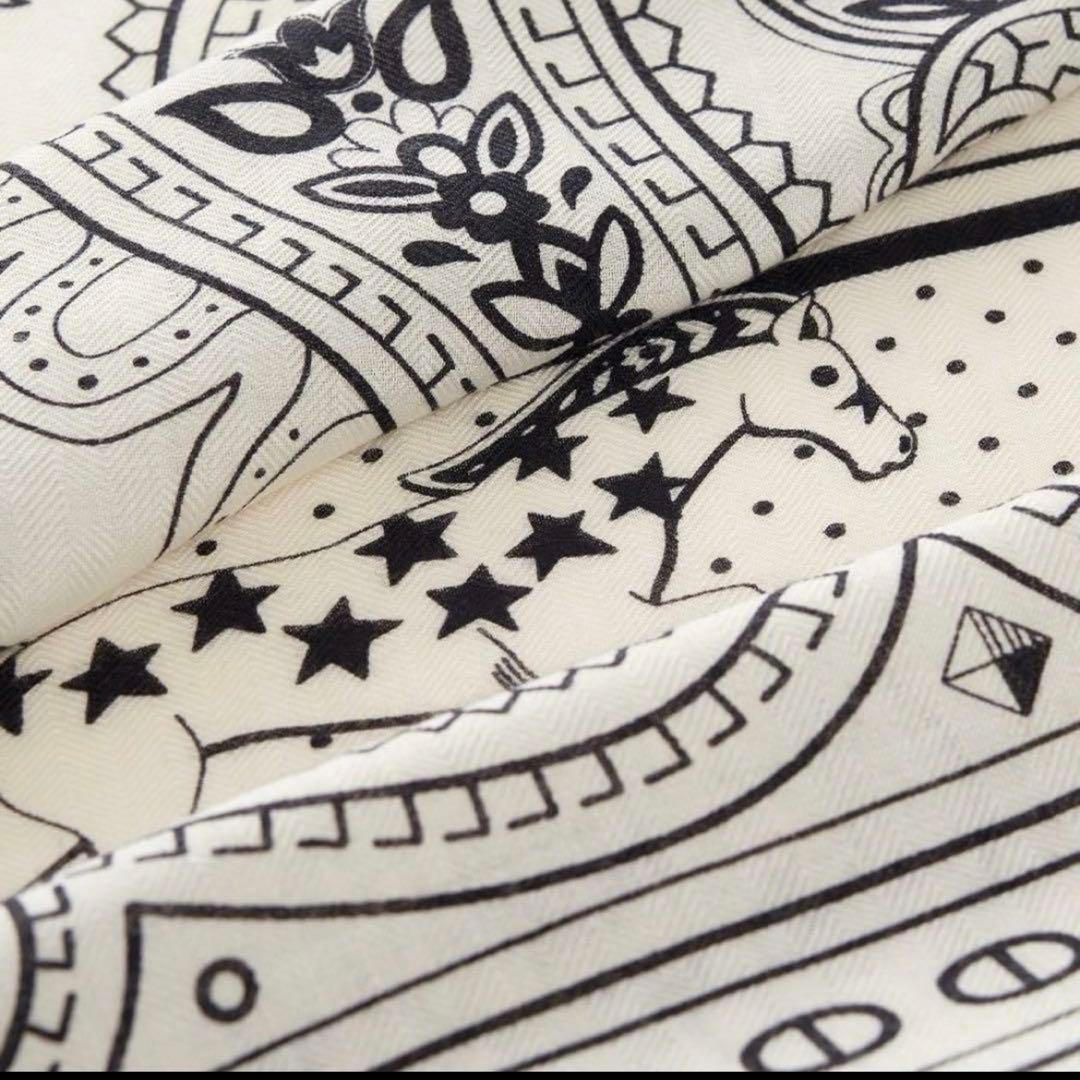 エルメス　カレジェアン　カシミアシルク　カシシル　140 シュヴァル