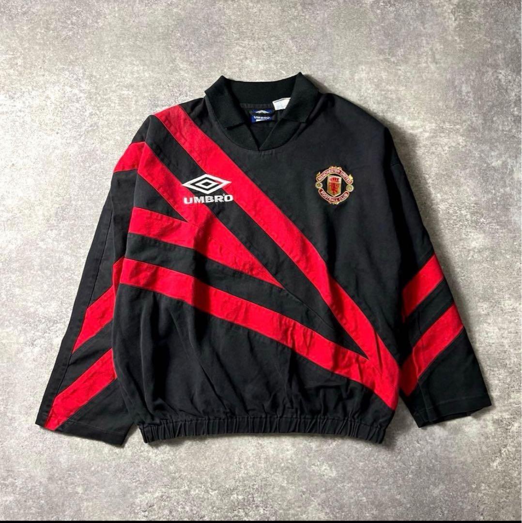 ウェア 90s MANCHESTER UNITED UMBRO Drill Top XL