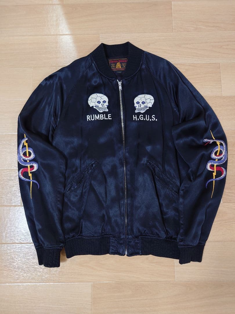 HYSTERICGLAMOUR ヒステリックグラマー スカジャン Sサイズ 黒