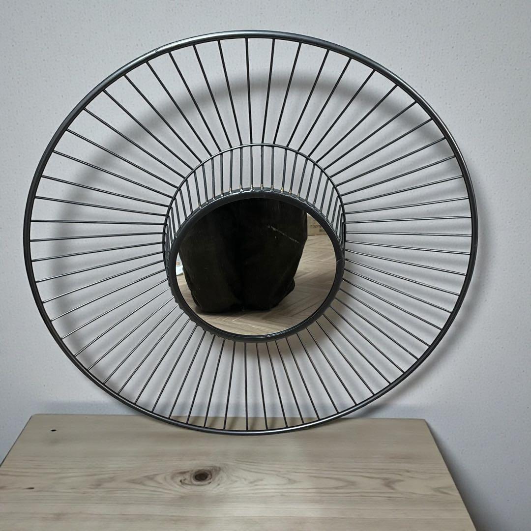 KARE DESIGN 壁掛けミラー ワイヤーフレーム 約60cm