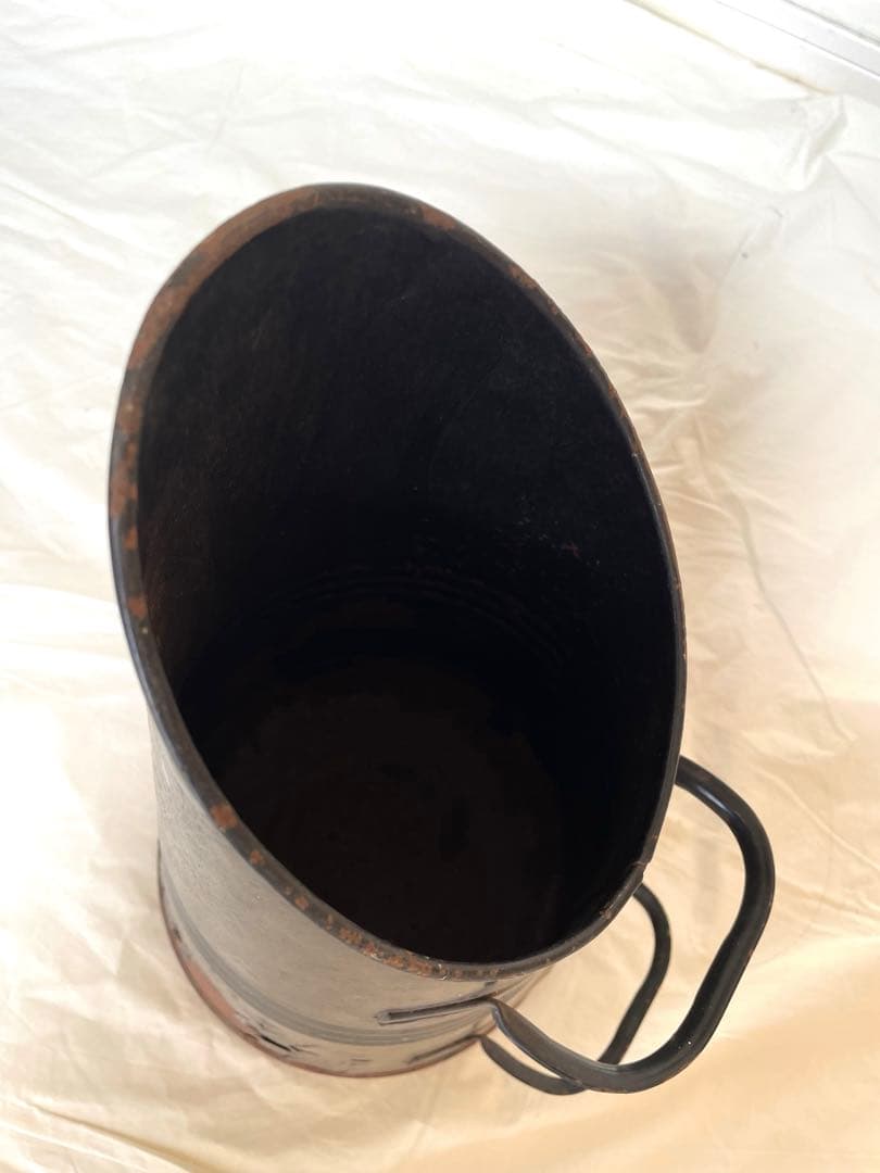 フランスアンティークブリキ　ジョウロ　ジャグ　花器　イギリスアンティークブリキ