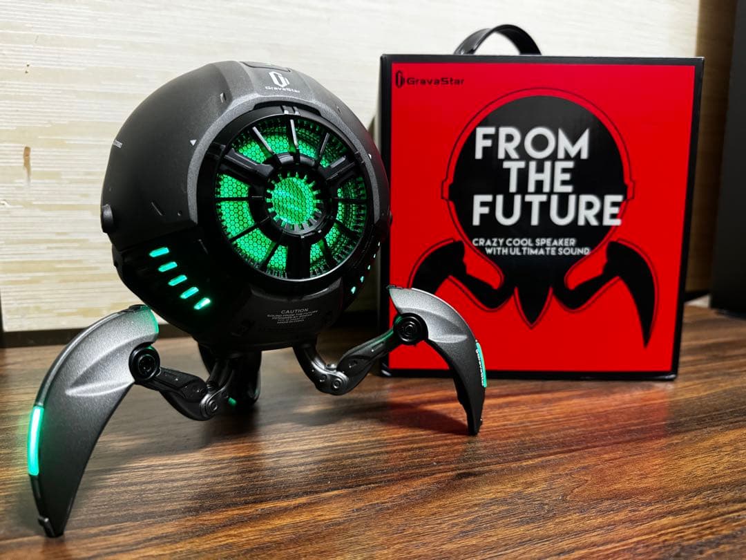 Gravastar G1 グラバスター ワイヤレススピーカー メタルグレー