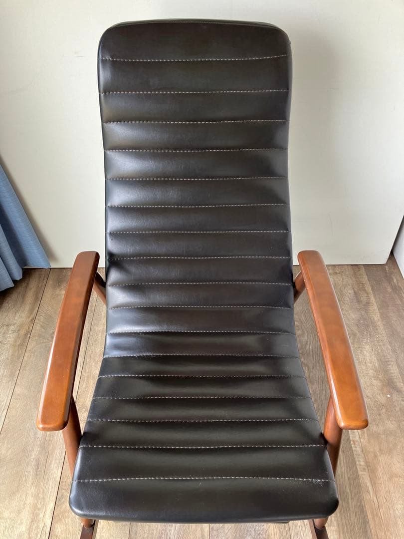 ミッドセンチュリー　ヴィンテージ 松田家具 ロッキングチェア　フットレスト付き