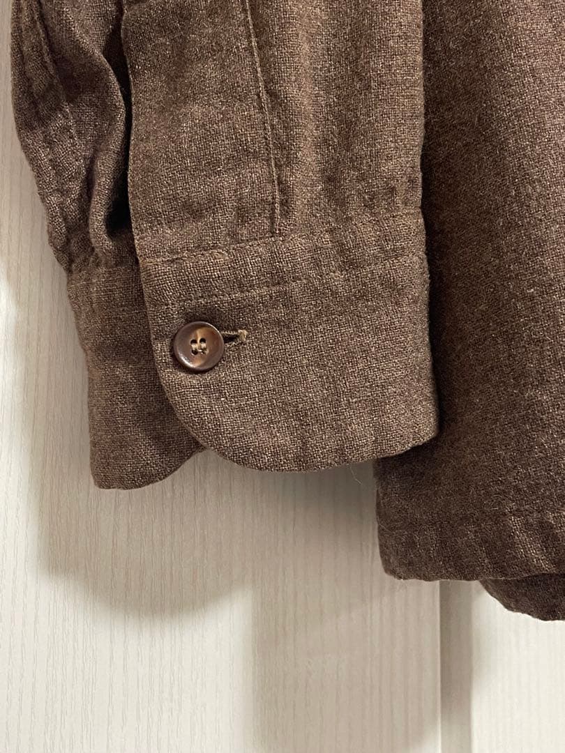 Pendleton 60s 無地 ボードシャツ ブラウン XL