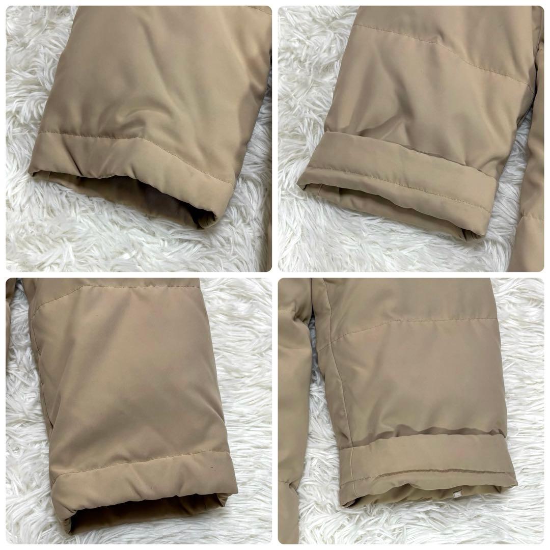 バーバリーロンドン ダウンコート ノバチェック フード収納 2WAYベージュ M