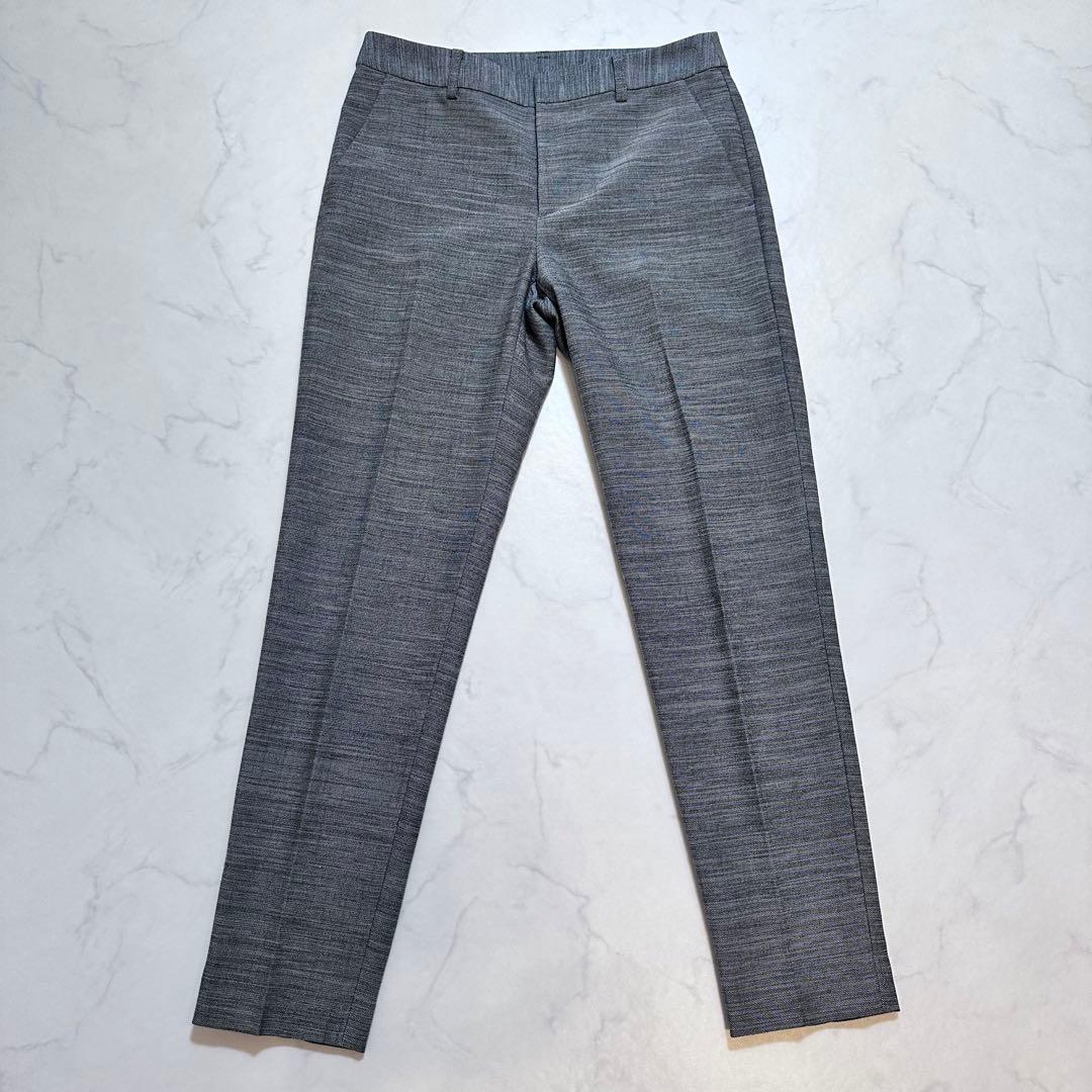 グリーンレーベルリラクシング セットアップ パンツスーツ 手洗い可 グレー 36