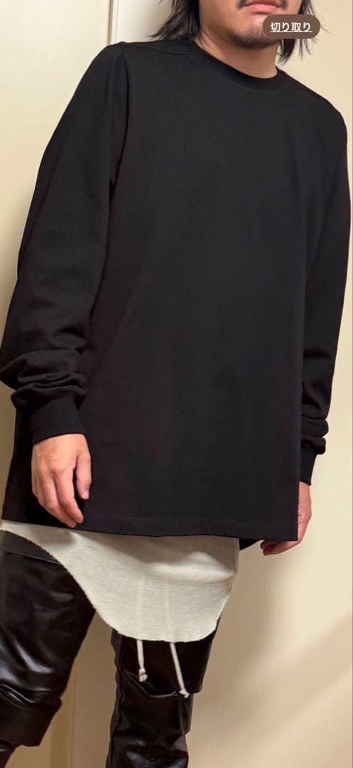 22FW Rick Owens BASIC RIB TANK PEARL シルク