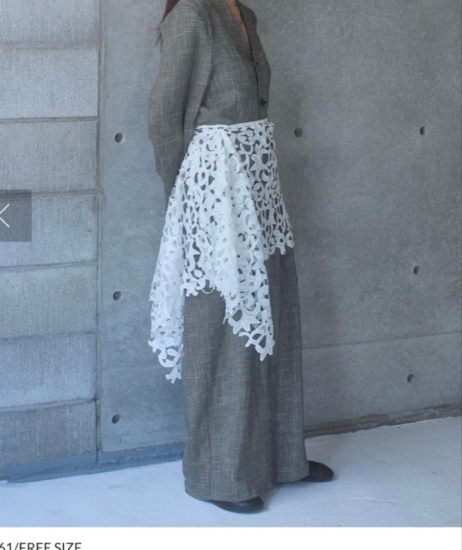 小物 pasterip Battenberg lace multiway scarf