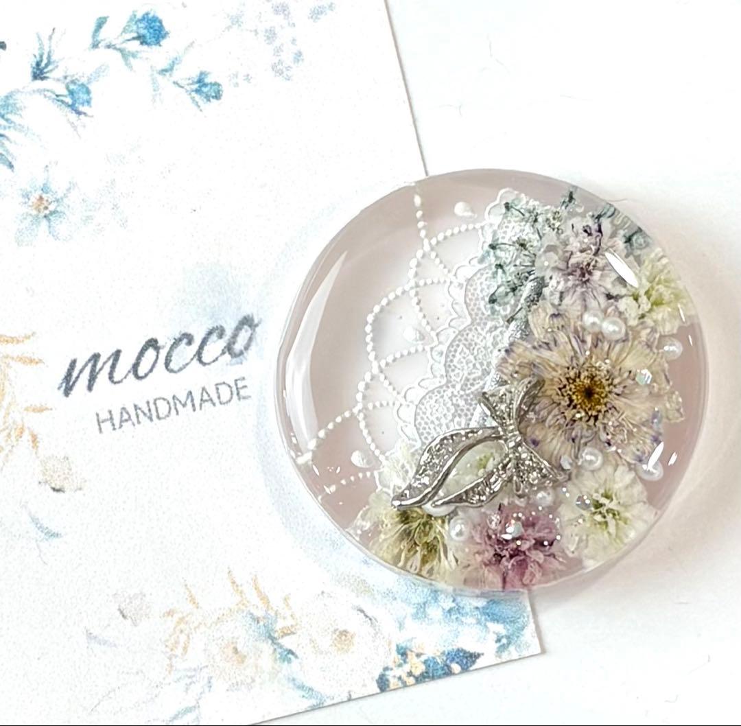 レンジヘアゴム　ポニーフック　ドライフラワー　No.307