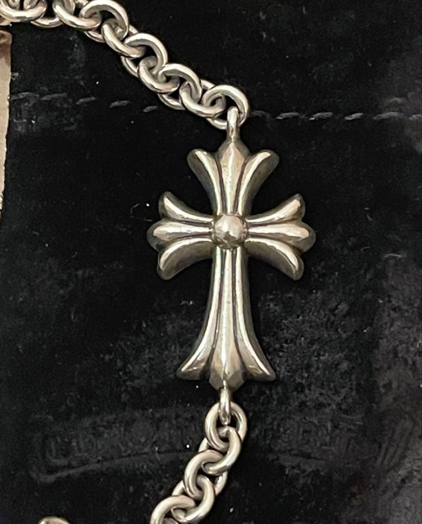 CHROME HEARTSクロムハーツタイニーCHクロスチェーン ブレスレット