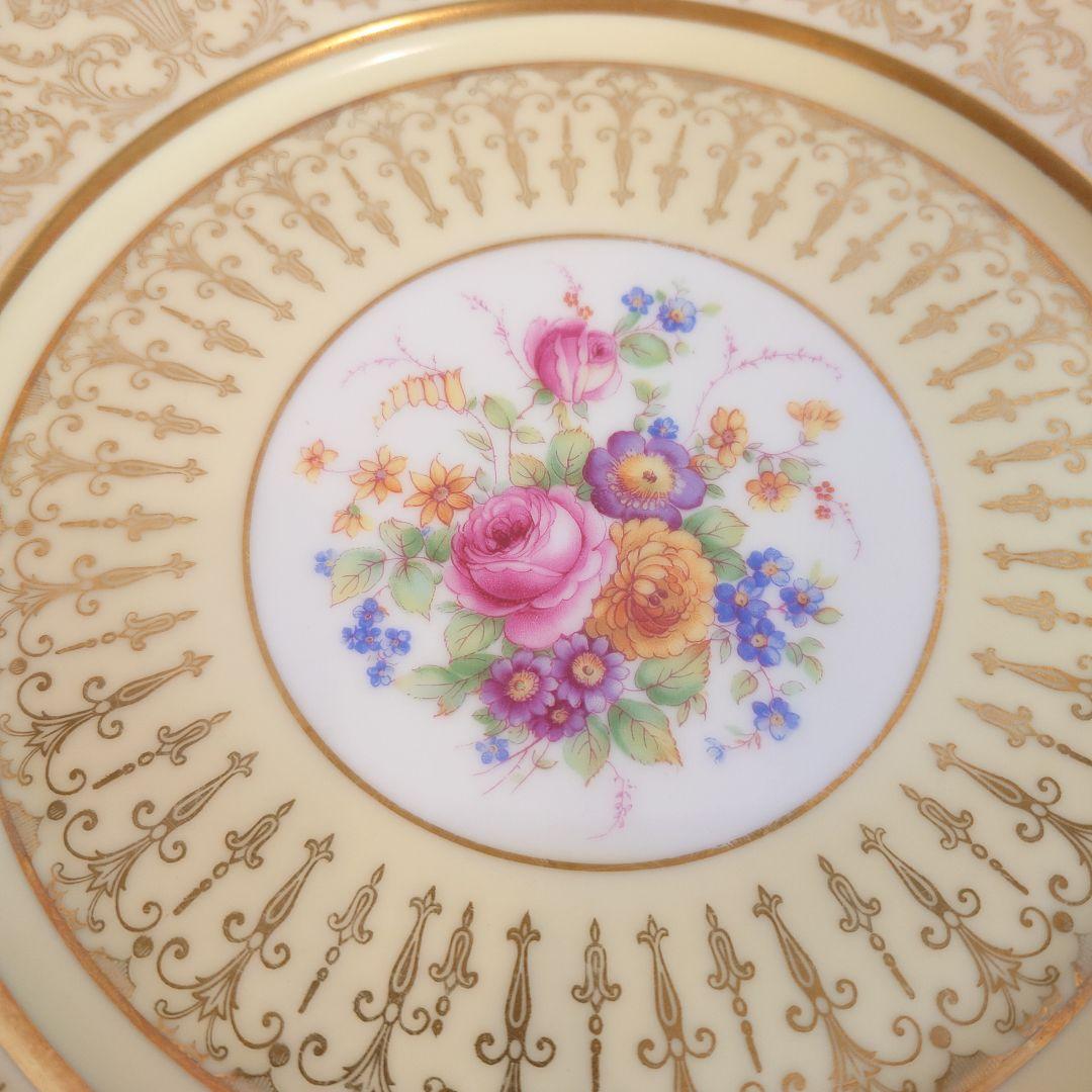 ババリア　アンティーク　飾皿　大皿　アンダープレート