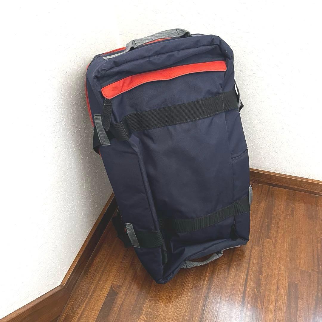 Burton＊大容量ダッフルバッグ ネイビーとオレンジ