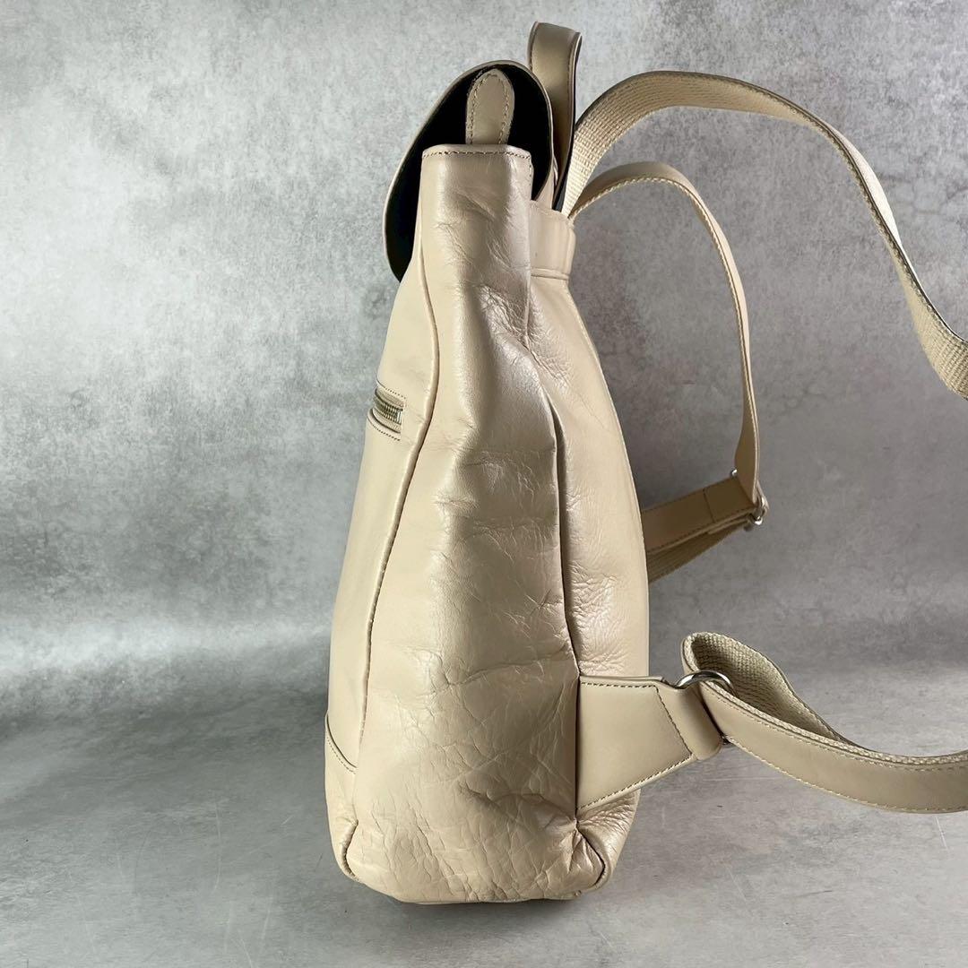 極美品✨キタムラ リュック バックパック オールレザー 本革 Kロゴ 大容量