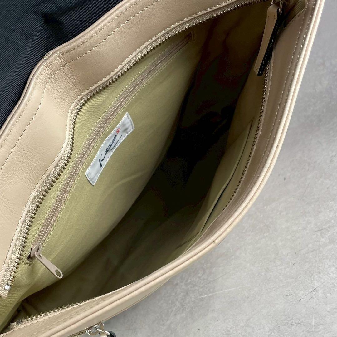 極美品✨キタムラ リュック バックパック オールレザー 本革 Kロゴ 大容量