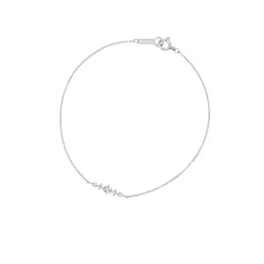 4°C K10 ホワイトゴールド ブレスレット