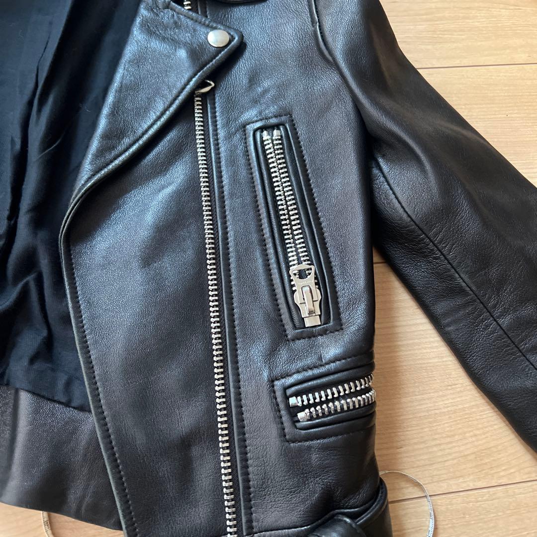 acne studiosライダースジャケット　レザー
