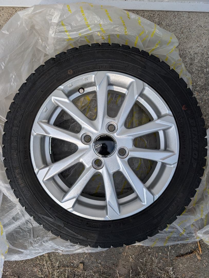 DUNLOP 155/65R14 スタッドレス ホイールセット