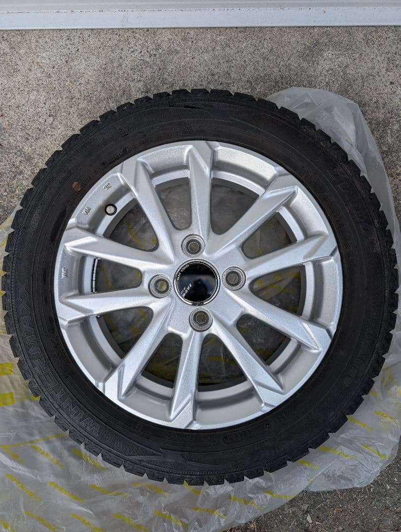 DUNLOP 155/65R14 スタッドレス ホイールセット