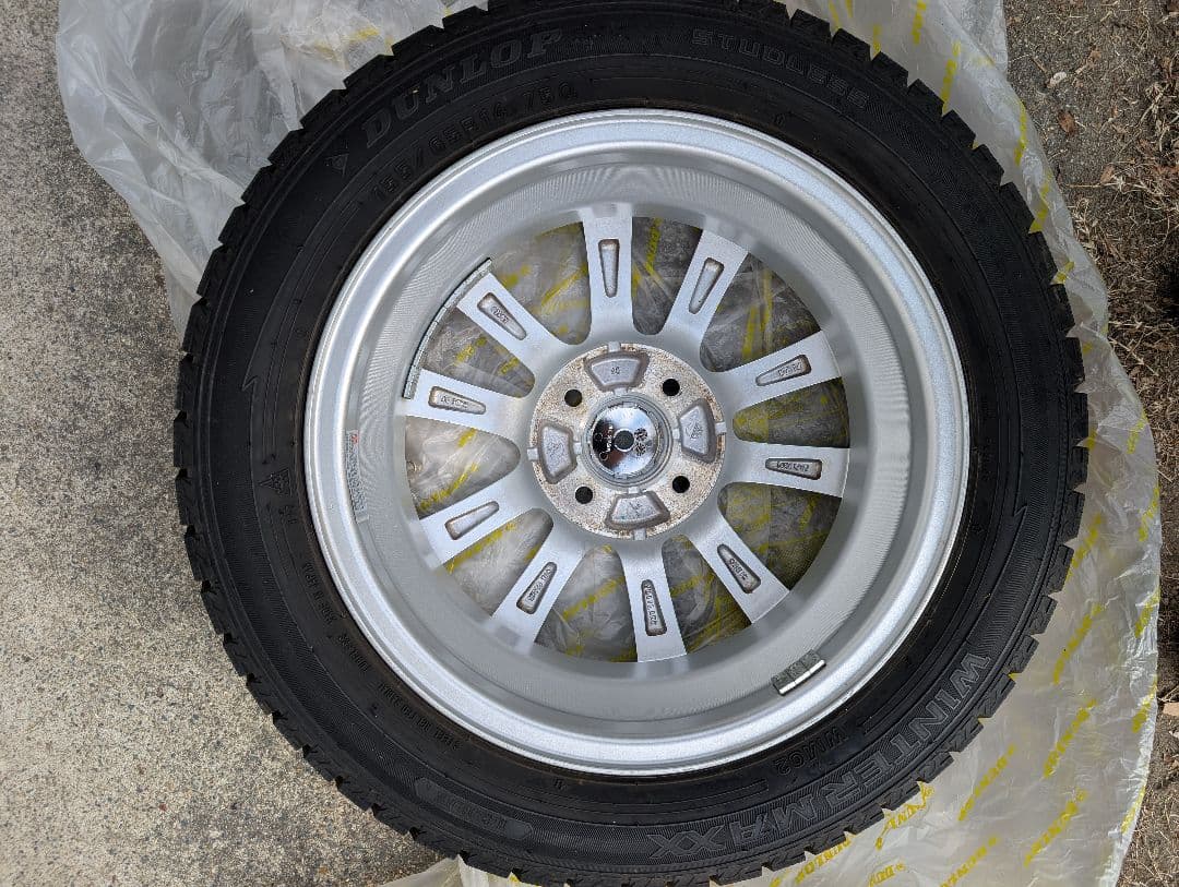 DUNLOP 155/65R14 スタッドレス ホイールセット