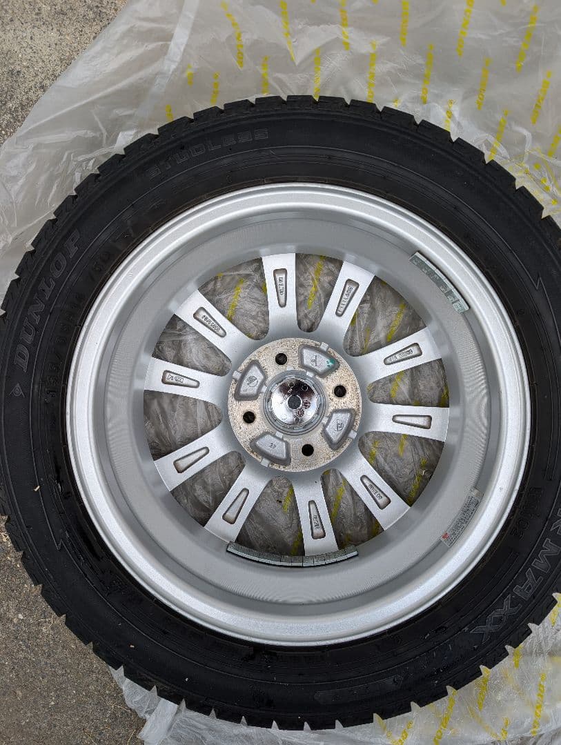 DUNLOP 155/65R14 スタッドレス ホイールセット