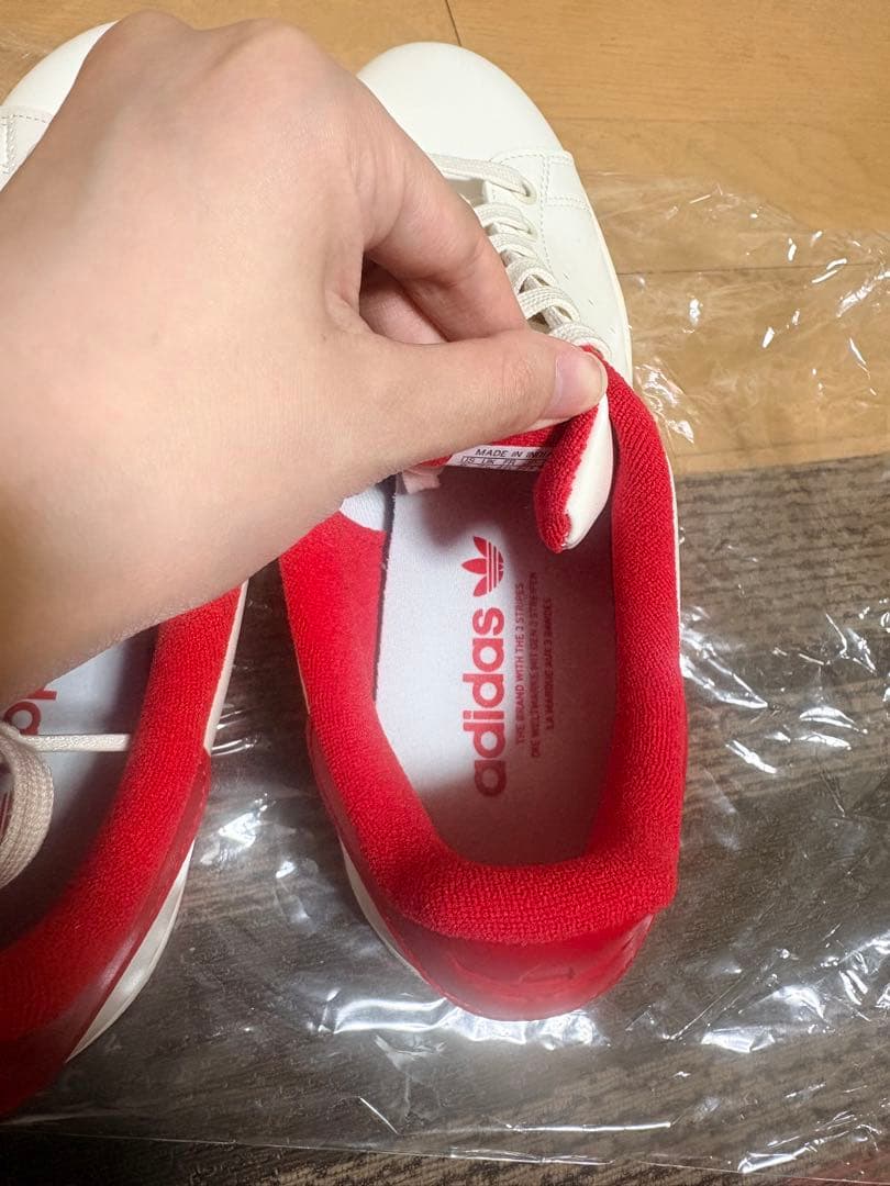 adidas Stan Smith スニーカー ホワイト/レッド