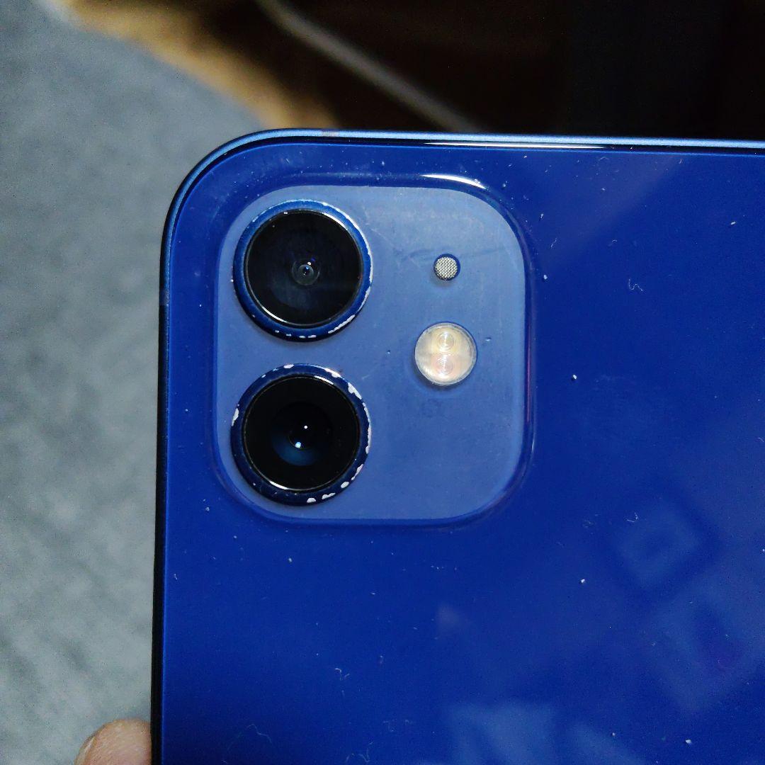 【かに】iPhone12 本体ブルー128GB