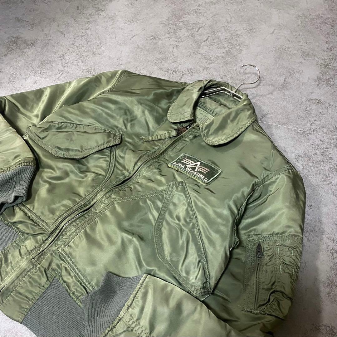 ね*こ様 1990年代 alpha vintage USA製　MA-1フライトジ