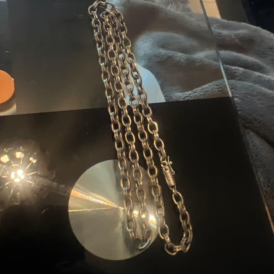 silver925 ペーパーチェーン　60cm