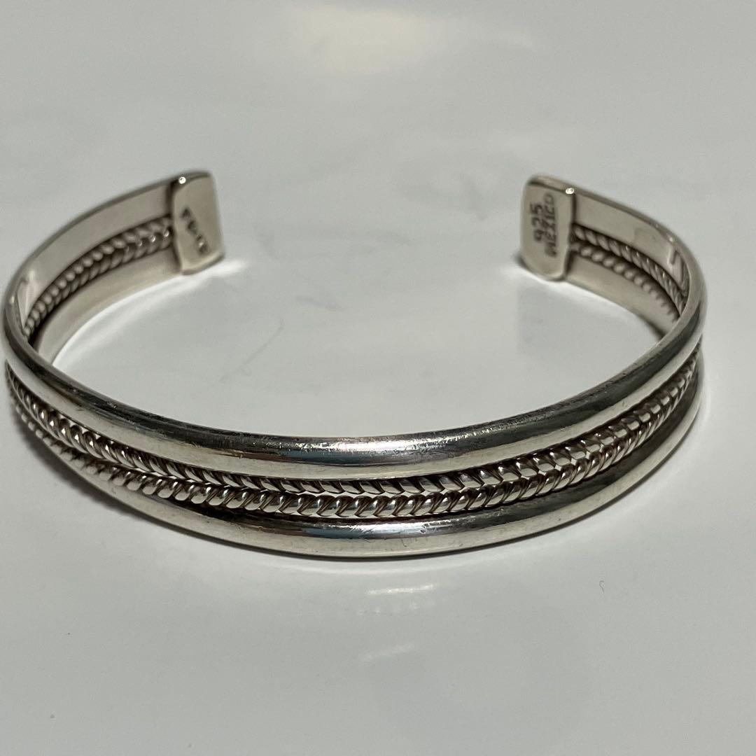 バングル ブレスレット メキシカン ジュエリー ヴィンテージ シルバー 925